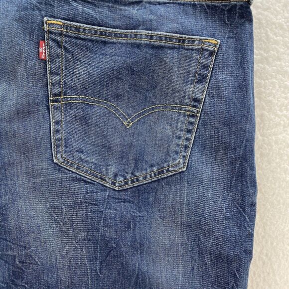 Levi's 541 Athletic Taper Jeans Men 46x28 Blue Stretch Big & Tall American Denim - Picture 11 of 14